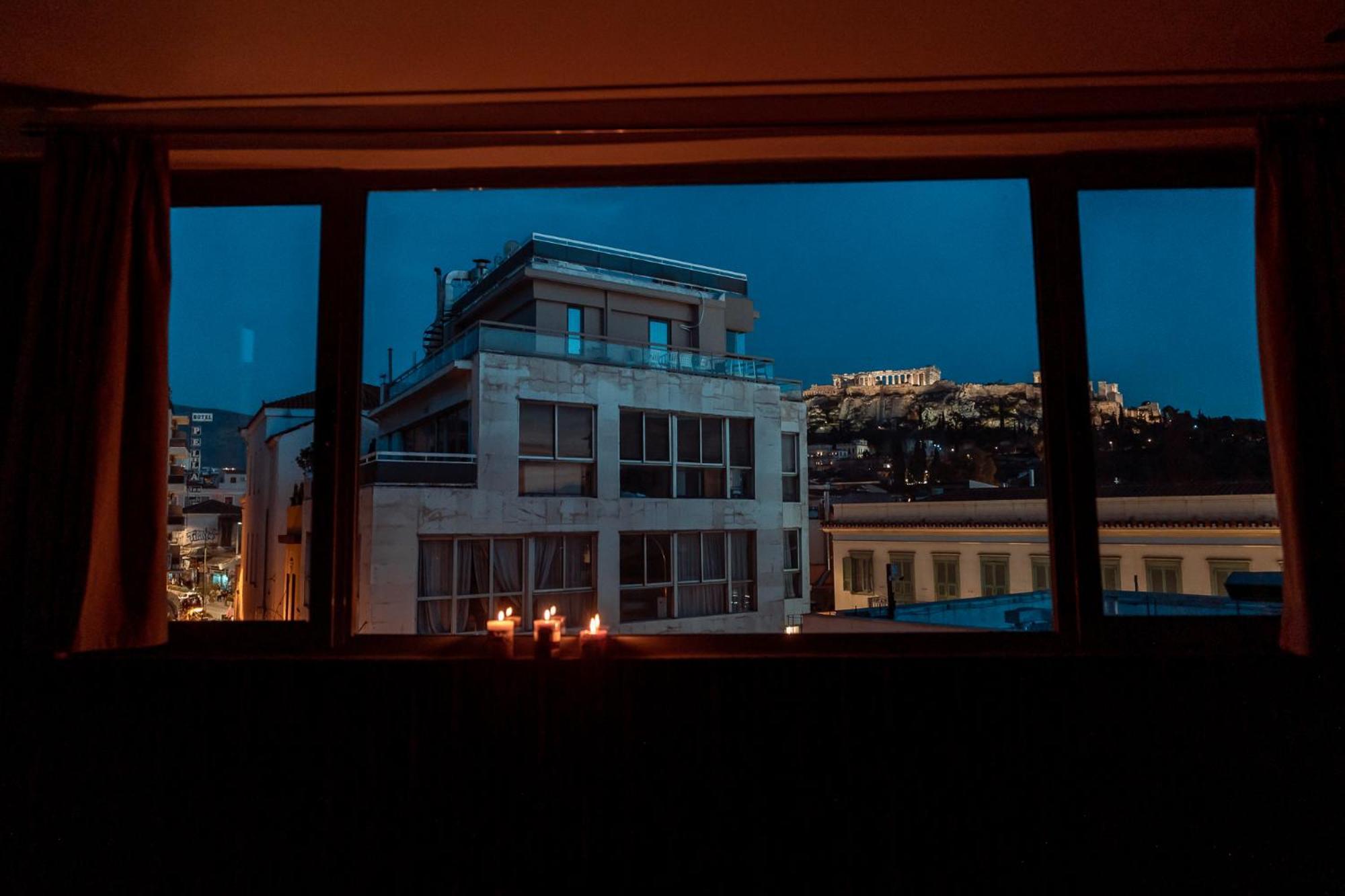 Parthenon Portrait Apartments Athena Bagian luar foto