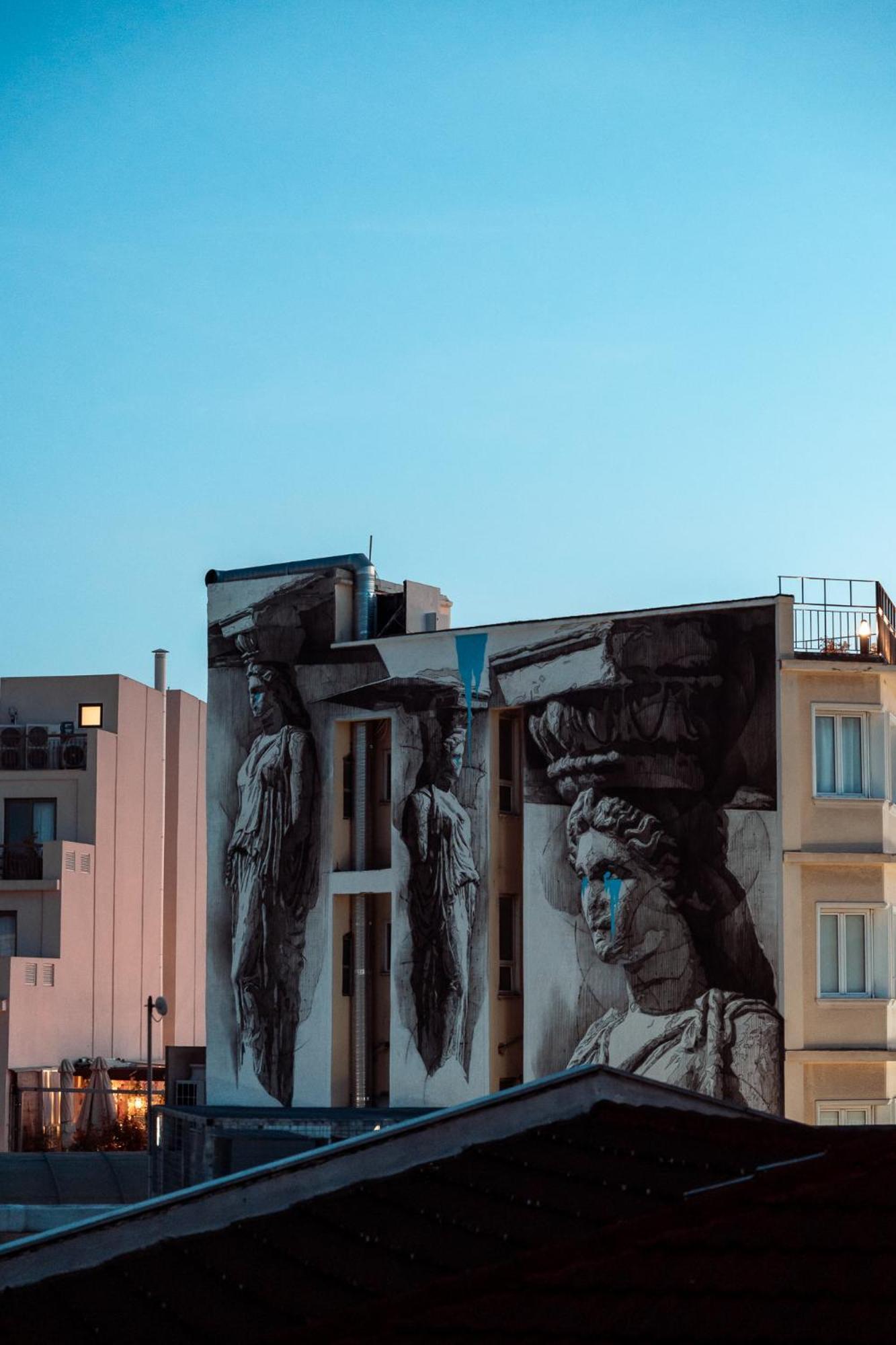 Parthenon Portrait Apartments Athena Bagian luar foto