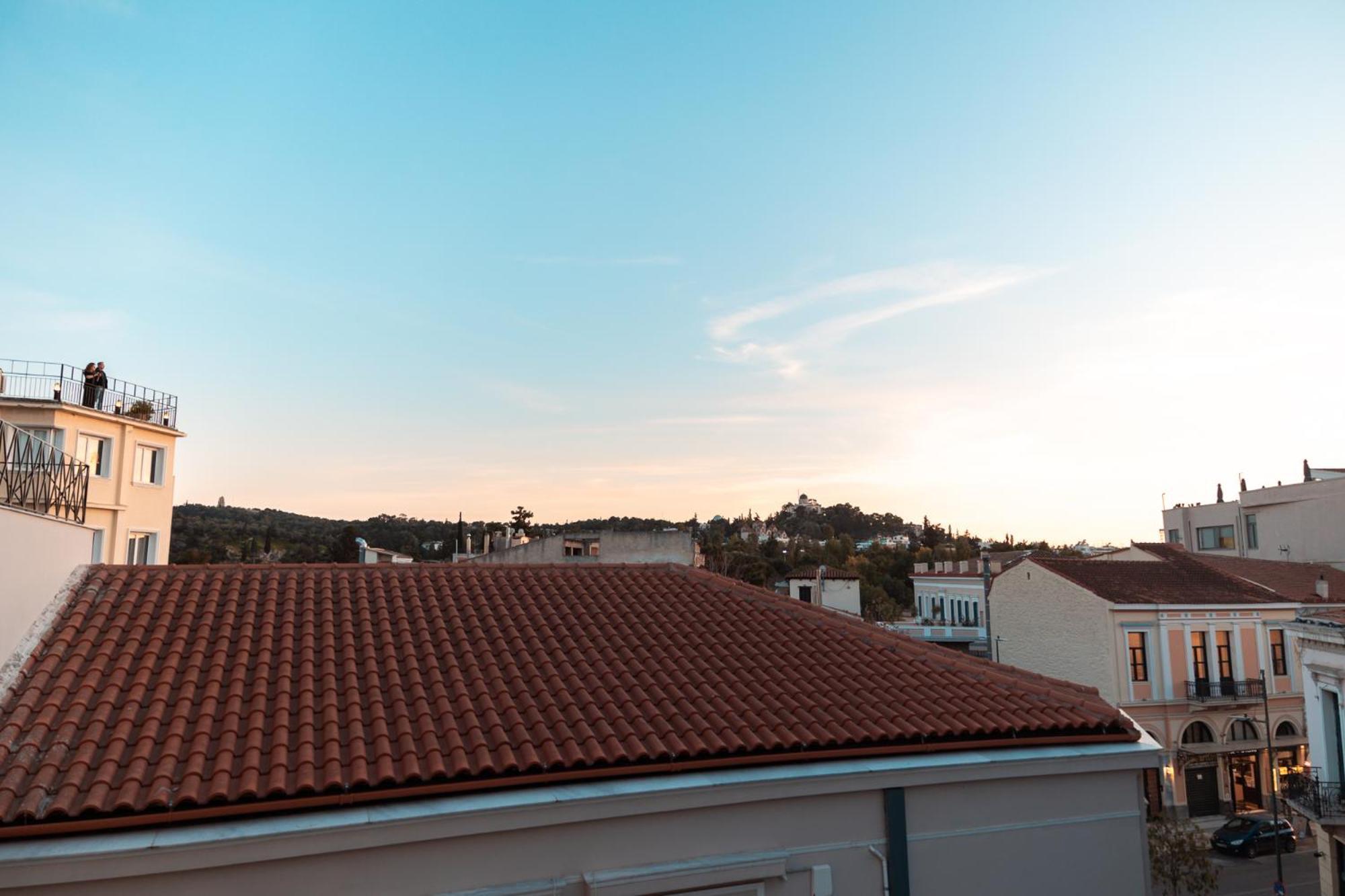 Parthenon Portrait Apartments Athena Bagian luar foto