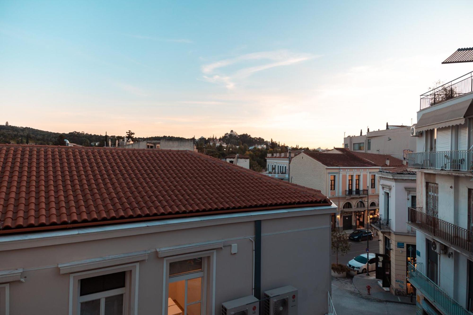 Parthenon Portrait Apartments Athena Bagian luar foto