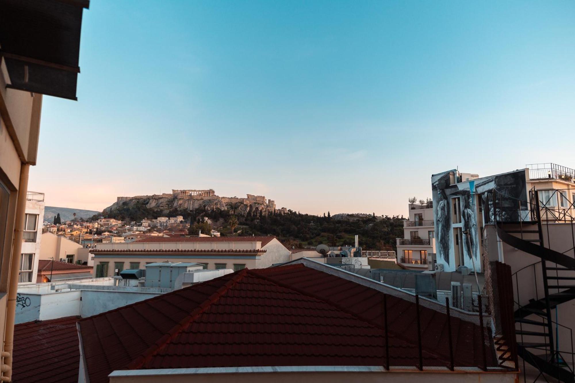 Parthenon Portrait Apartments Athena Bagian luar foto