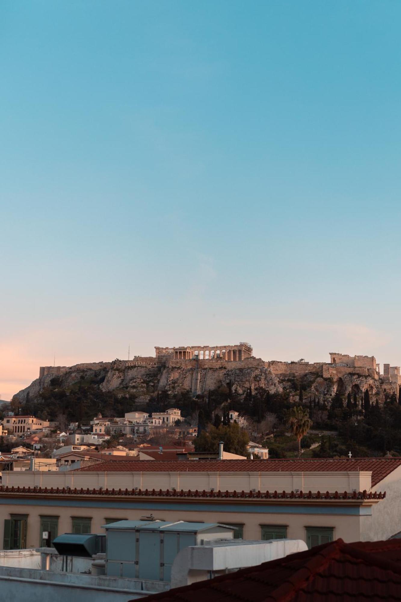 Parthenon Portrait Apartments Athena Bagian luar foto